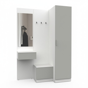 Набор мебели для прихожей "Марсель-154" МР 01-154 В2160 Ш1500 Г580 (ЛД.. Набор мебели для прихожей "Марсель-154" МР 01-154 В2160 Ш1500 Г580 (ЛД..